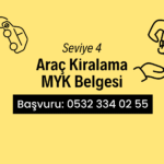 araç kiralama myk belgesi
